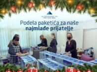 Aleksandar MN dodela paketica Podela paketića za naše najmlađe prijatelje