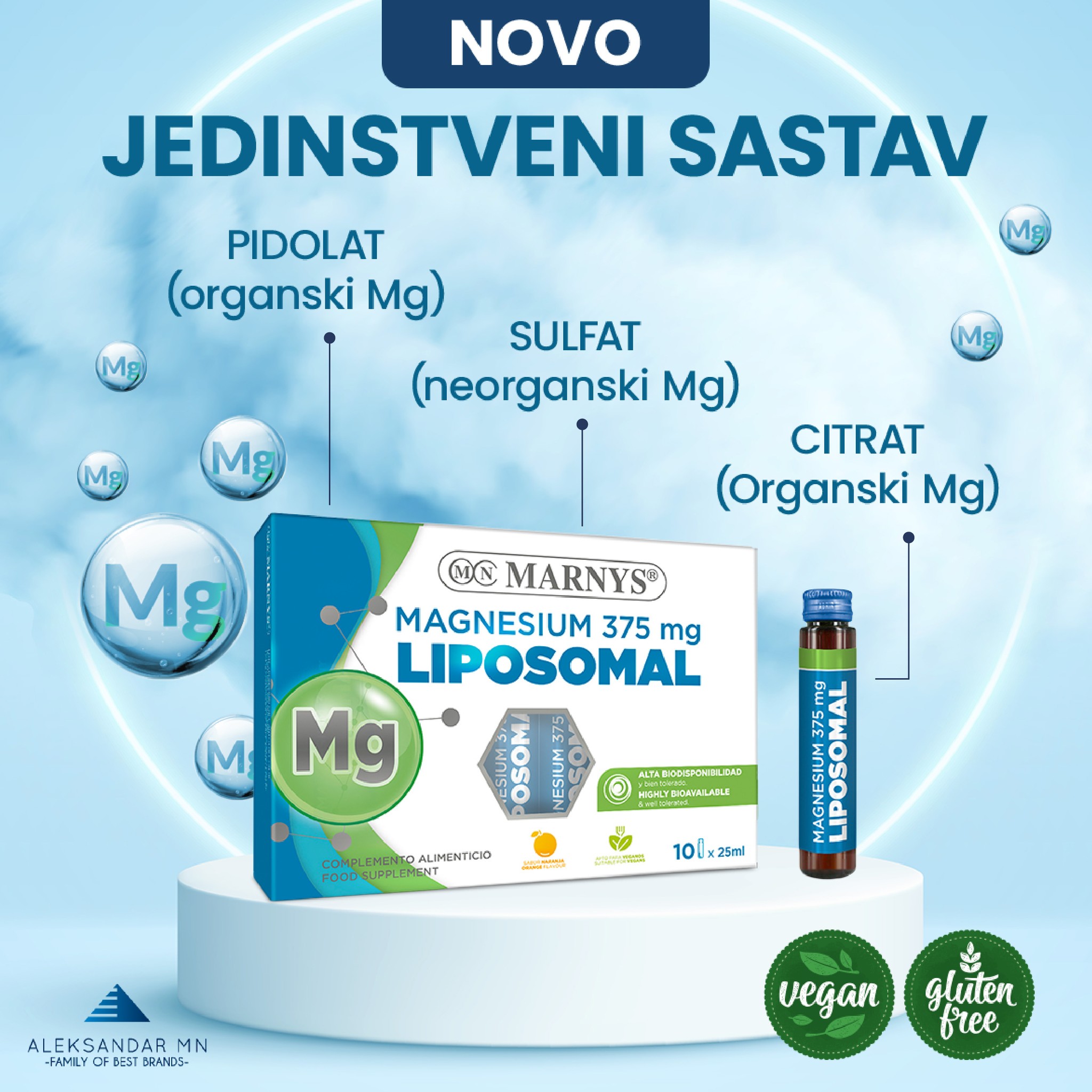 Magnezijum1 tečni liposomalni magnezijum 375