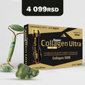 Super collagen ANTI-AGE ULTRA  5000 mg, 14 ampula + POKLON  žad za zatezanje lica sa rolerom + žad kamen za podočnjake