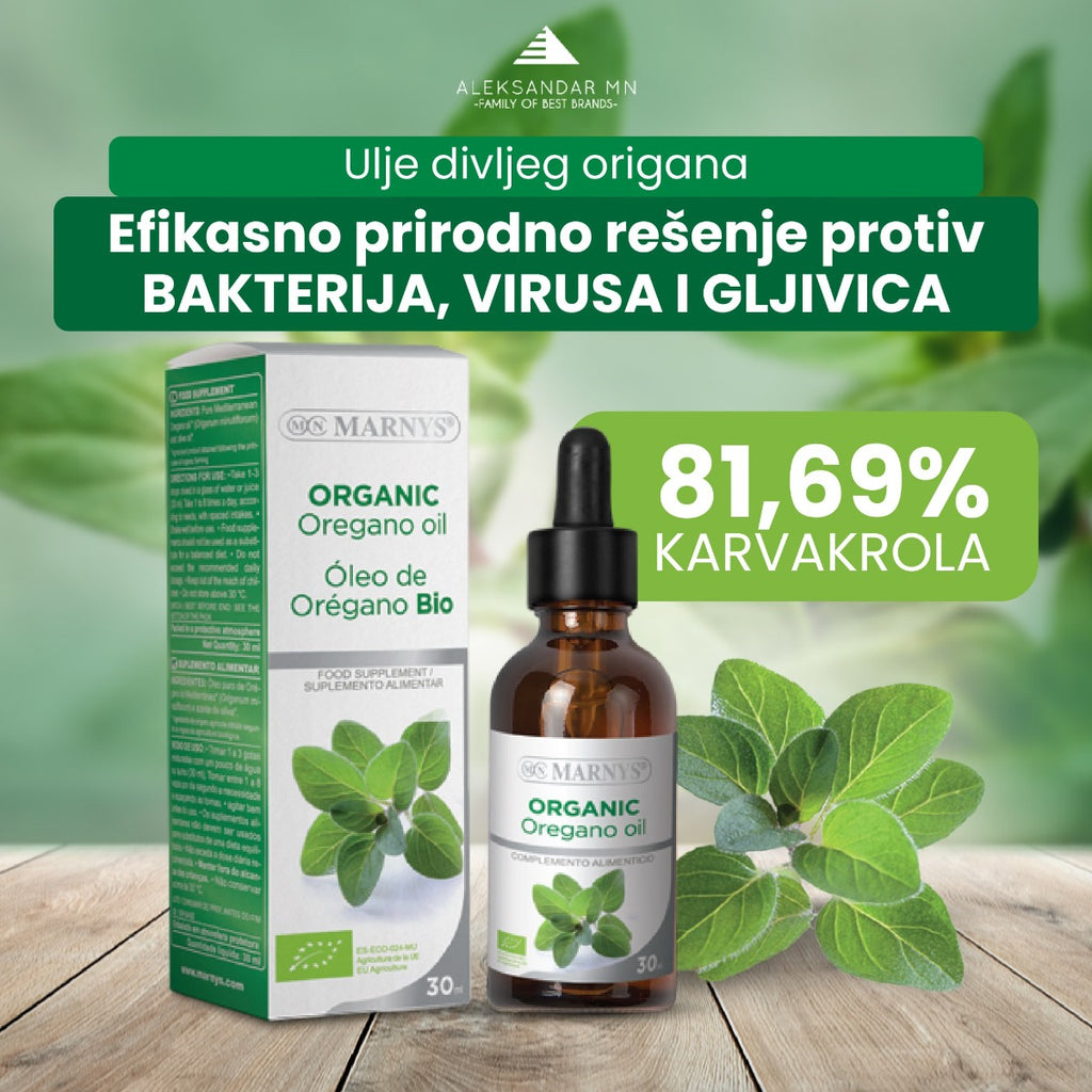 Marnys organsko ulje divljeg origana, 30ml