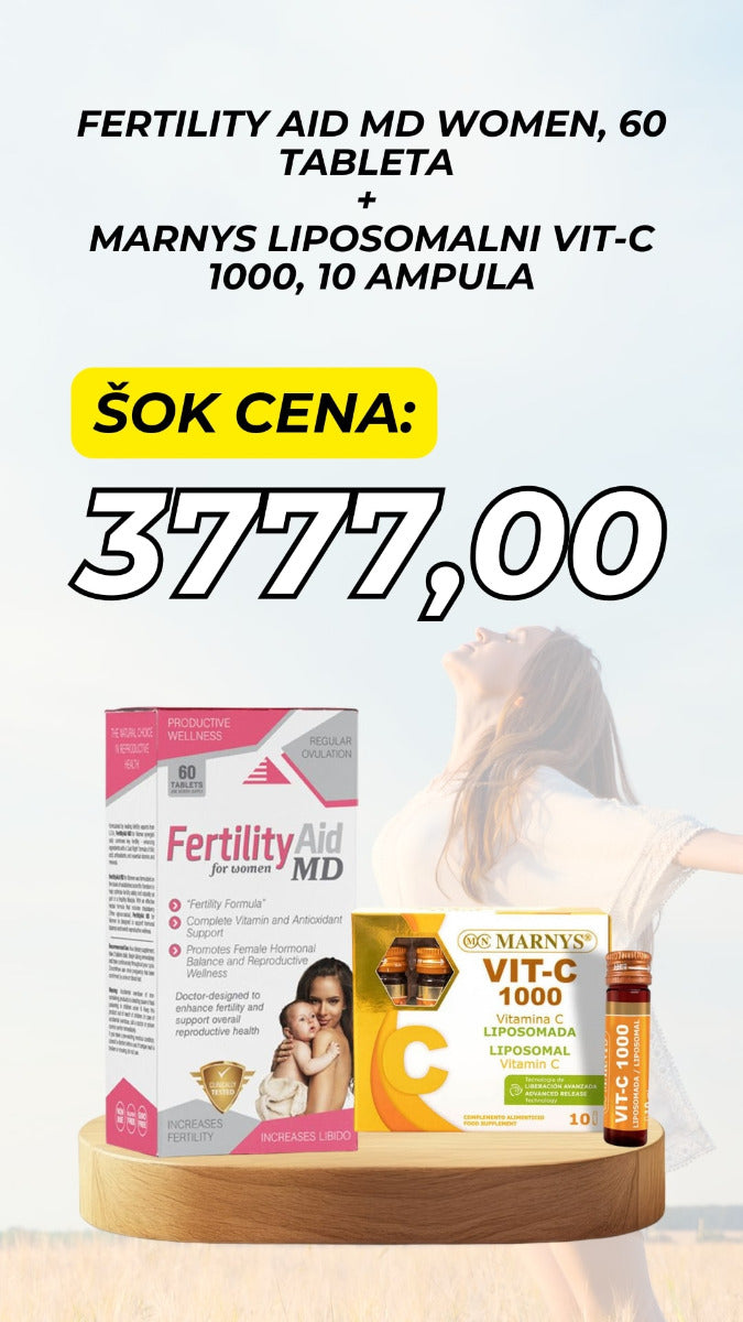 Fertility Aid MD + Liposomalni Vitamin C