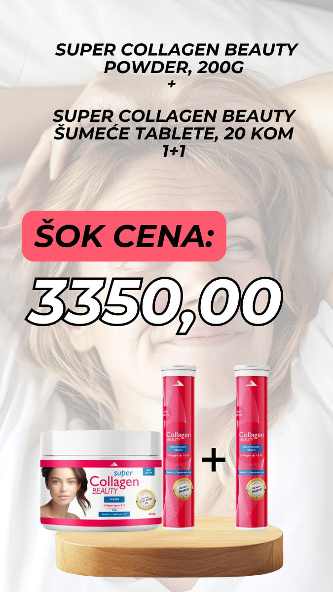 Super Collagen Beauty Powder + Kolagen Šumeće (1+1)