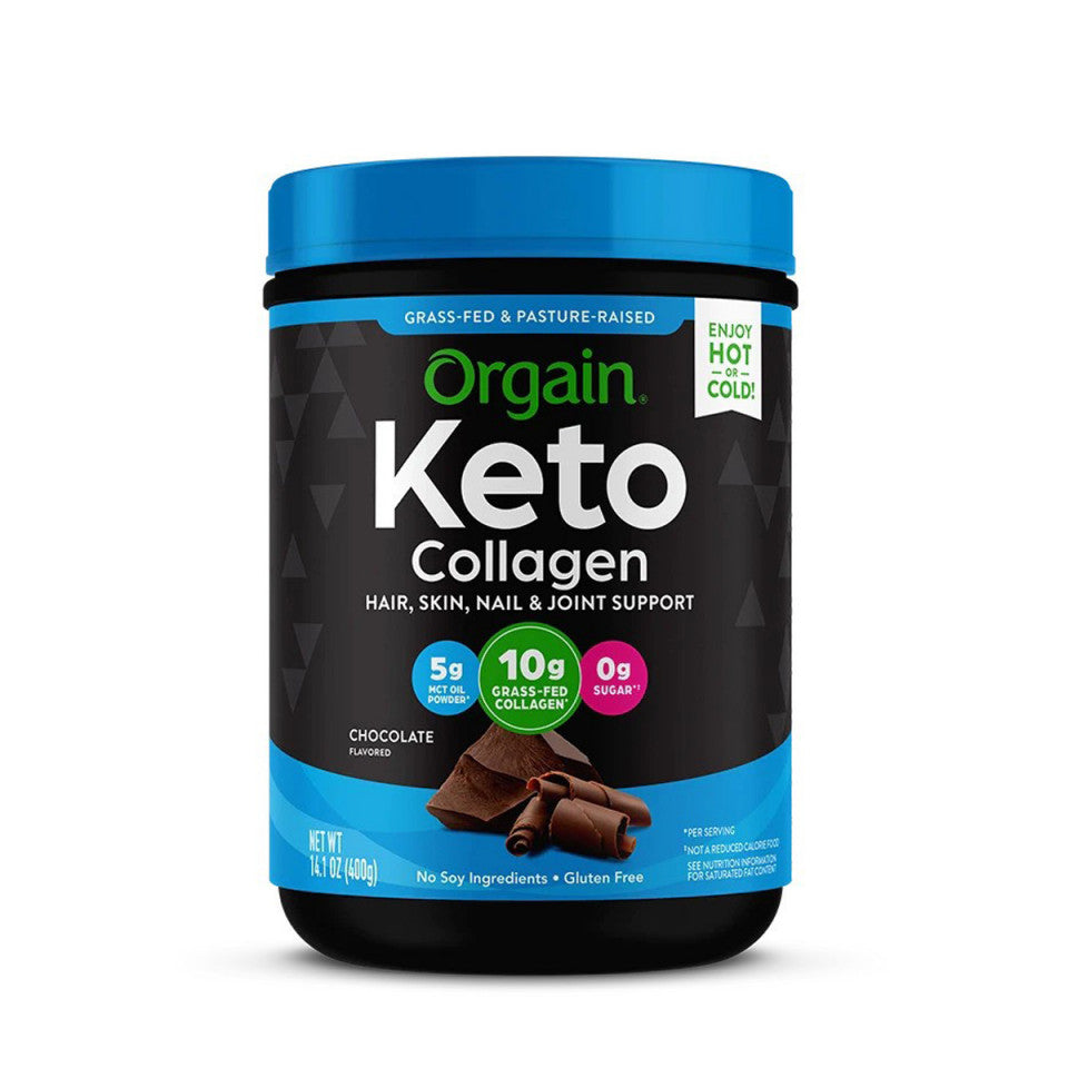 Orgain Keto Collagen sa MCT uljem, čokolada, 400g