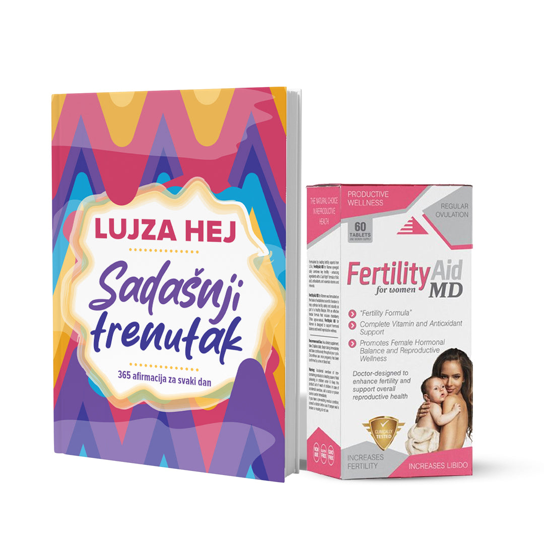 Fertility Aid MD Women + knjga Sadašnji trenutak