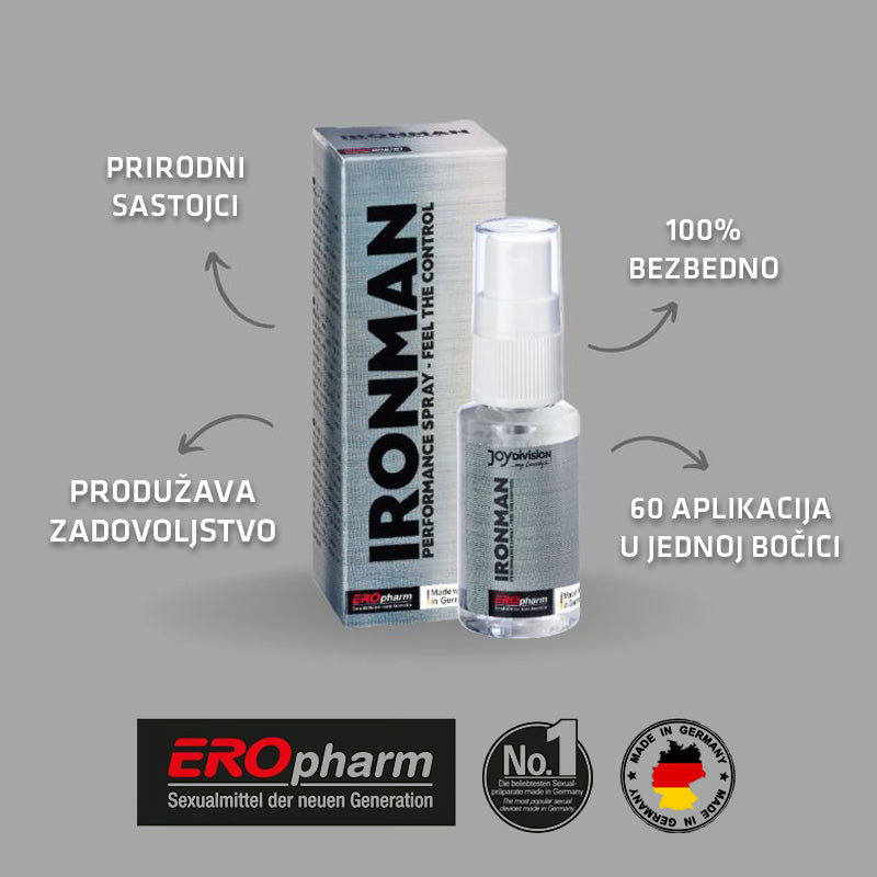 Joy Division Iron Man sprej, 30ml