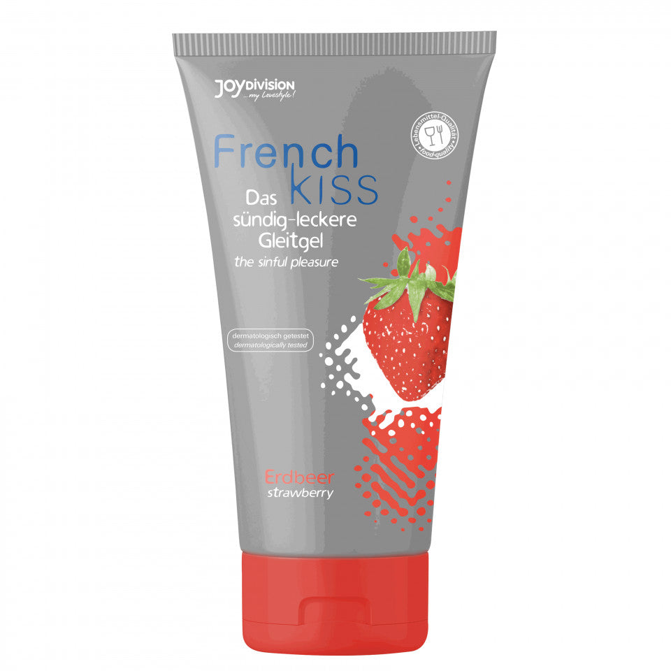 Joy Division French Kiss stimulativni gel, ukus jagoda, 75ml