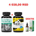 Super collagen + Keratin 60 tableta + Bone up MD 60 tableta + GRATIS Marnys ulje divljeg origana 10ml