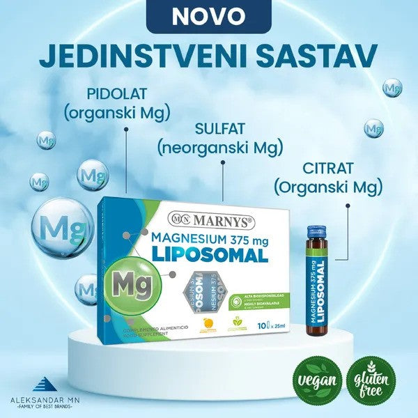Marnys Liposomalni Magnezijum 375mg, 10 ampula 