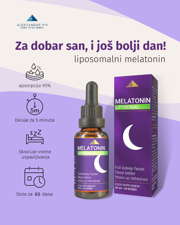 Liposomalni melatonin, 30ml