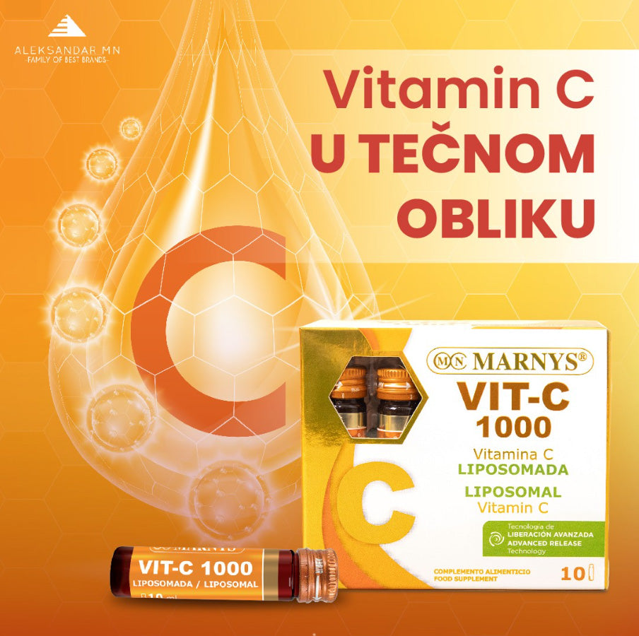 Marnys Liposomalni VIT-C 1000, 10 ampula