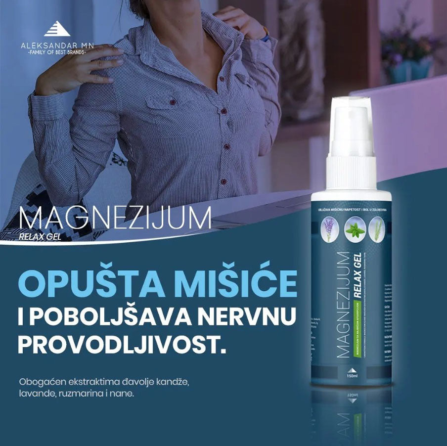 Magnezijum Relax gel 1000ml rok 09/2024