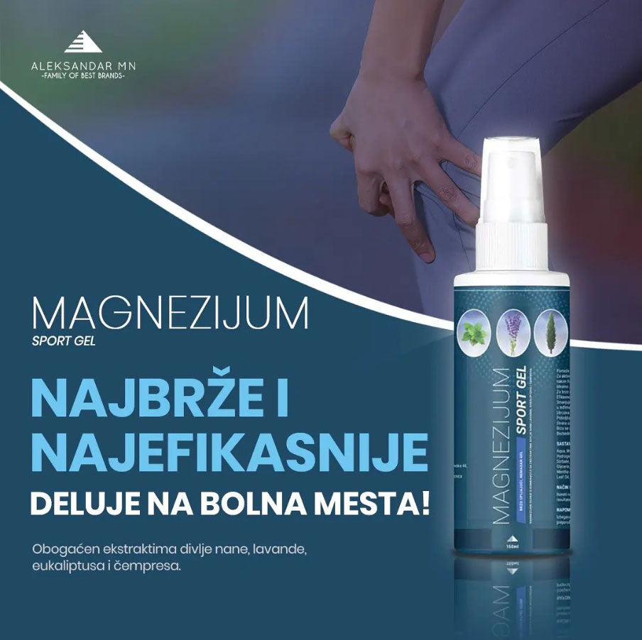 Magnezijum Sport gel 150ml