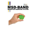 MSD silikonska loptica za jačanje šake (Boja: Žuta)