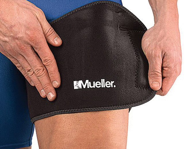 MUELLER podesivi steznik za butinu - univerzalna veličina (Boja: Crna)