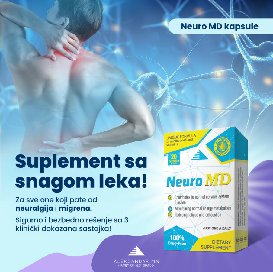 Neuro MD neuroprotektor 20 kapsula