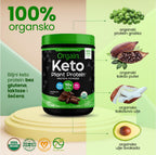 Orgain Keto biljni protein, čokolada, 440g