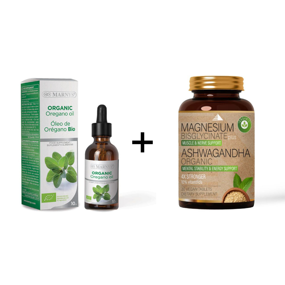 Marnys ulje origana 10m + Ashwagandha