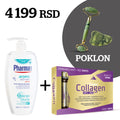 Pharmaline Atopic pH 5.5 mleko za telo 500 ml + Super Collagen Anti-Age 2000mg, 14 ampula + POKLON zeleni žad sa rolerom i kamenom za podočnjake