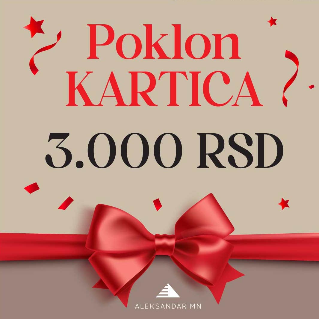 Digitalna poklon kartica – 3.000 RSD