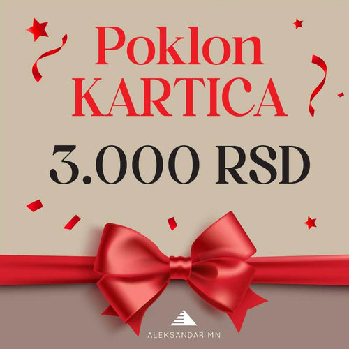 Digitalna poklon kartica – 3.000 RSD