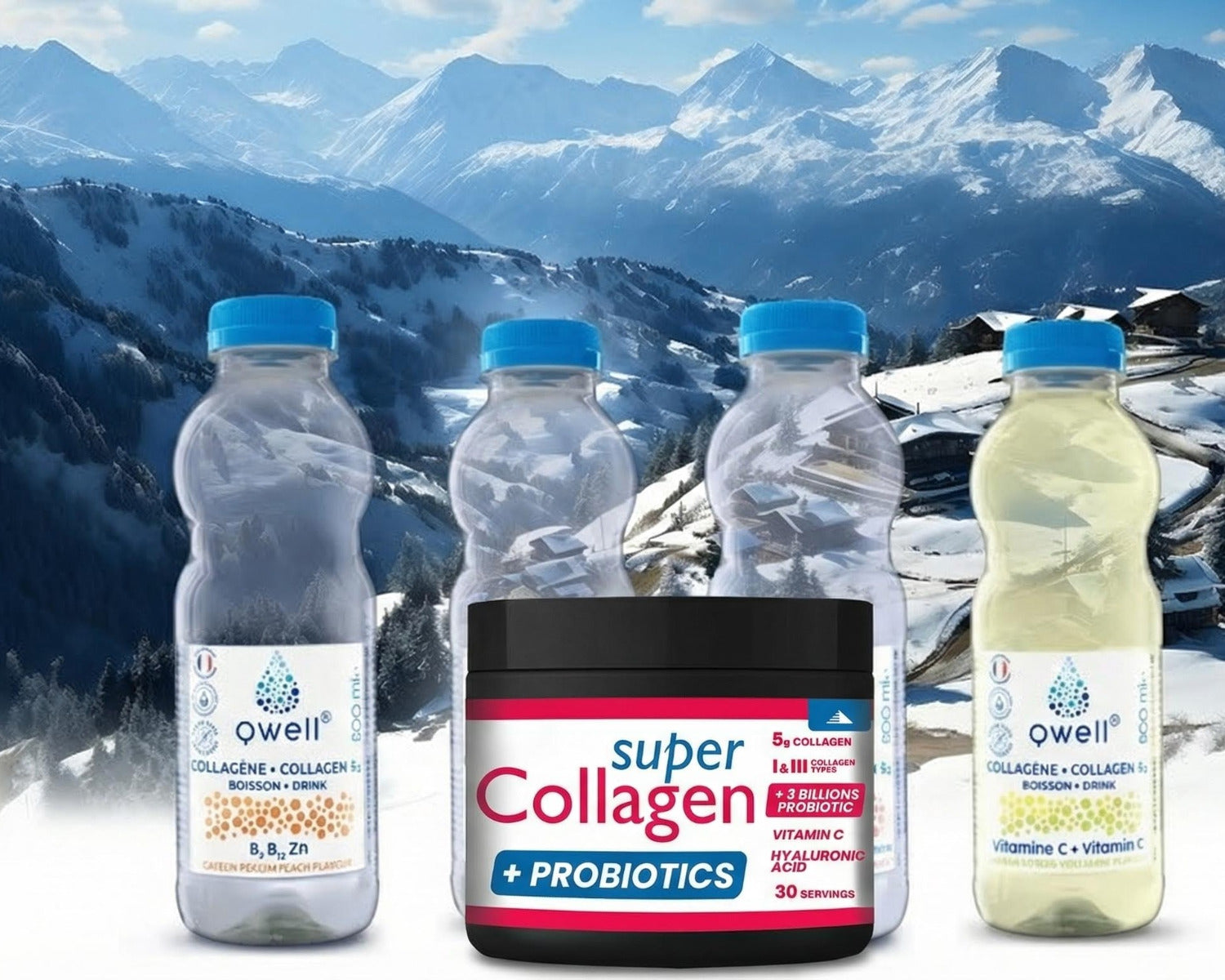 Super collagen probiotics + Qwell gratis