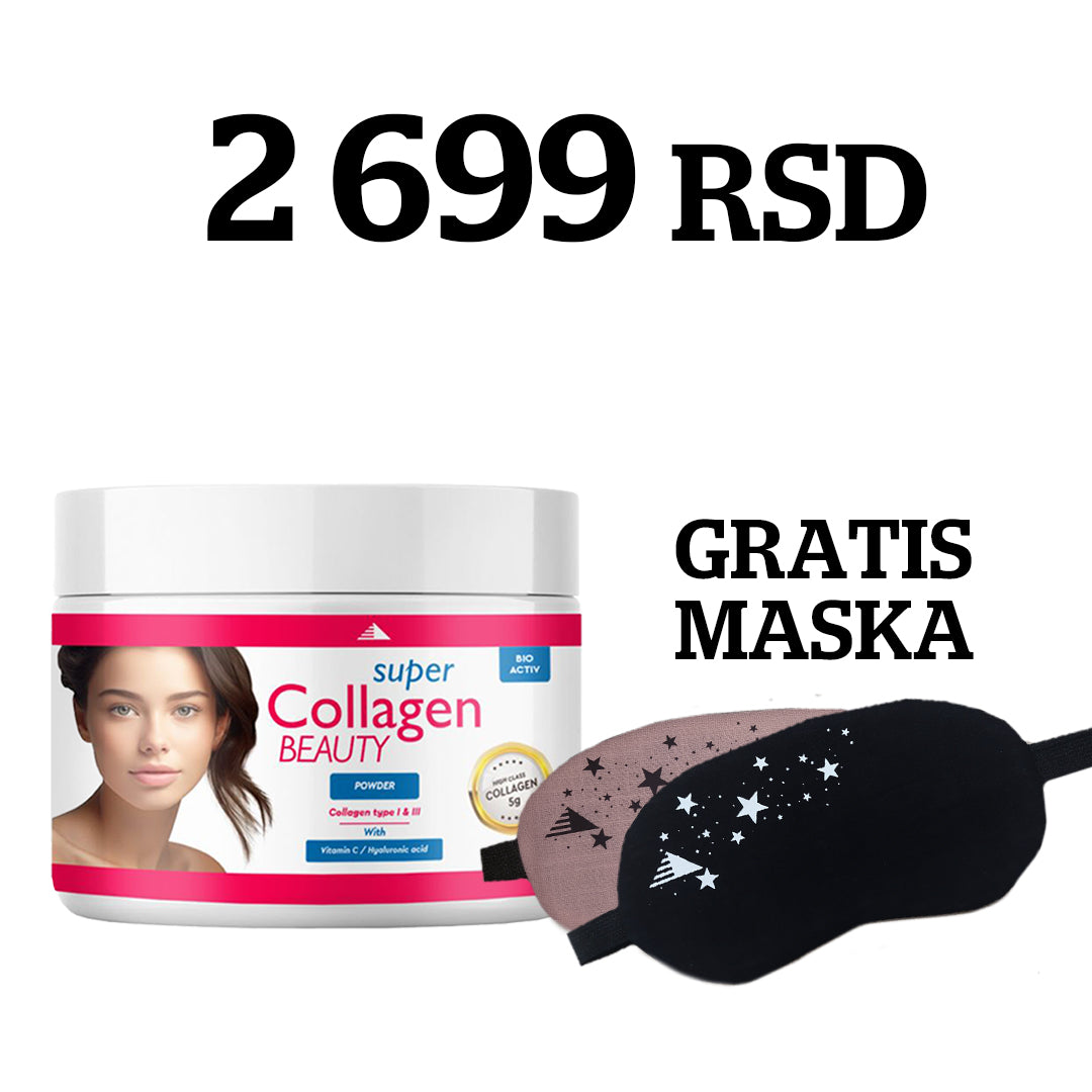 Super Collagen  beauty powder +POKLON maska