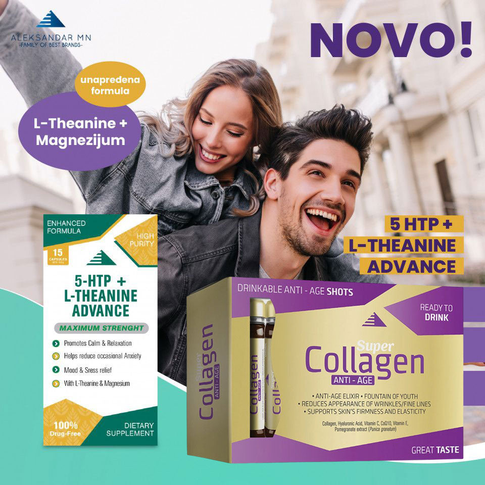 Super Collagen Anti-Age i 5-HTP + L-Theanine Advanced