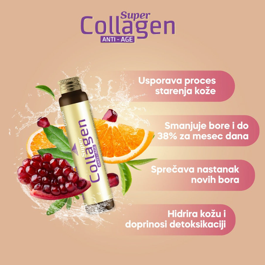 Super Collagen Anti-Age 2000mg, 14 ampula