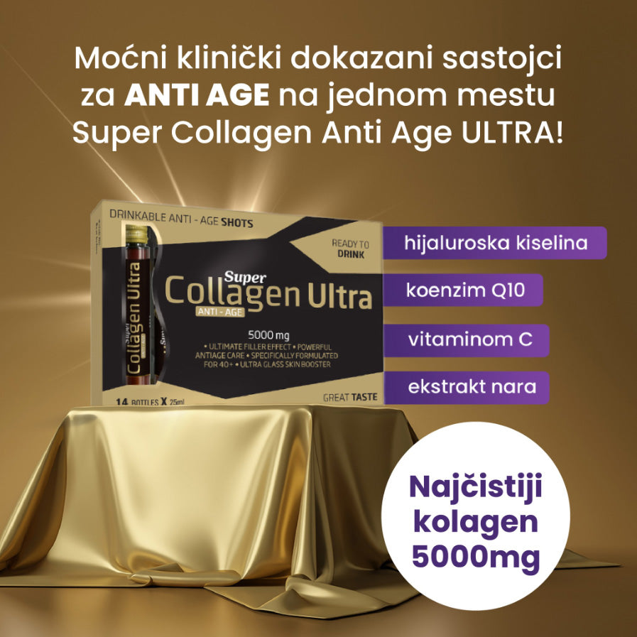Super Collagen Anti-age Ultra 5000mg, 14 ampula
