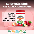 Orgain Superfoods Immunity Up, medena jabuka, 280g