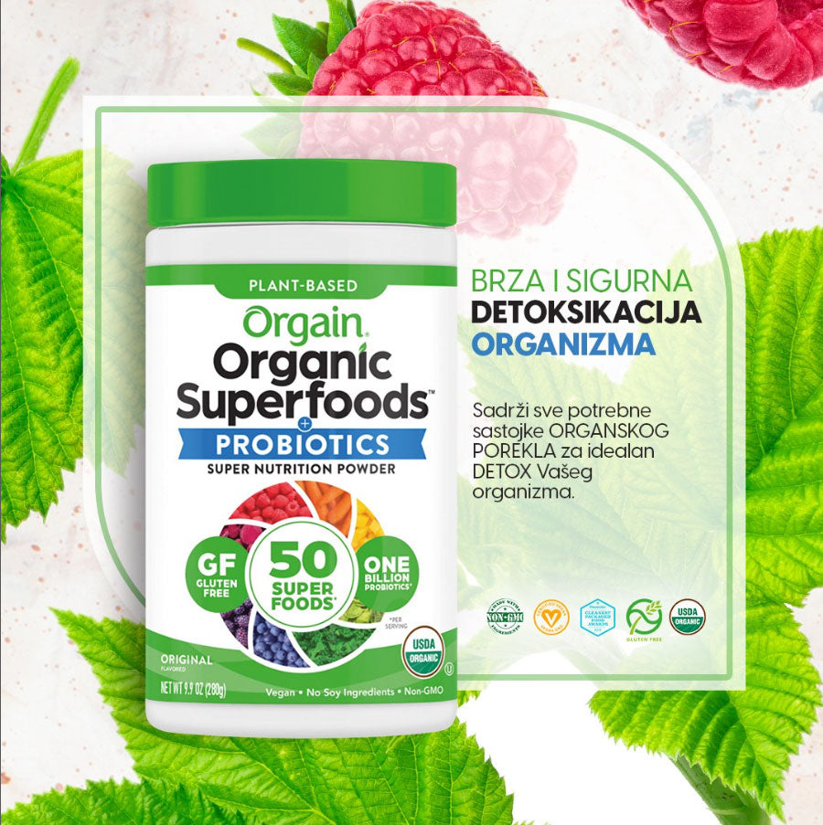 Orgain Superfoods Probiotics, original, 280g