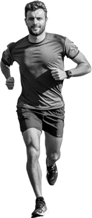 man running